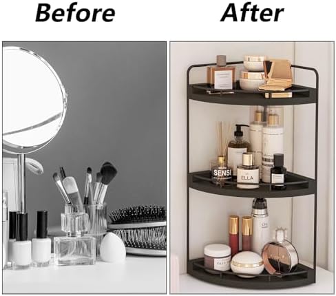 Stylish Rustic 3-Tier Bathroom Organizer