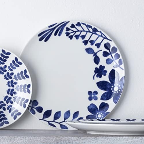 Stunning Sandefjord Dinner Plates in BlueWhite for Entertaining at Home