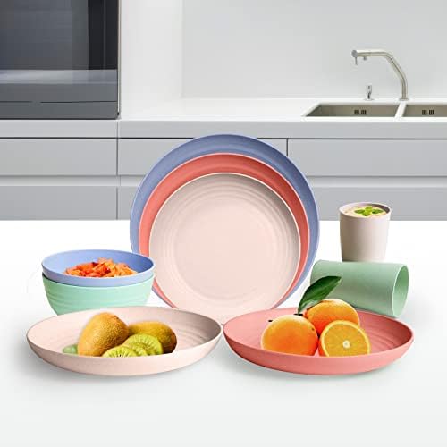 GreenAndLife Lightweight Wheat Straw Plates