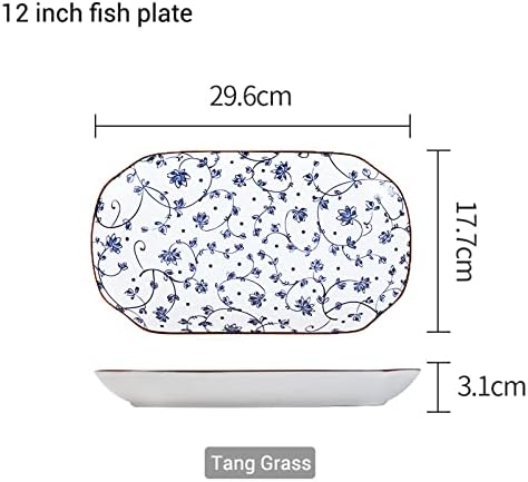 Elegant 12-inch Fish Plate for Daily Use Gifting
