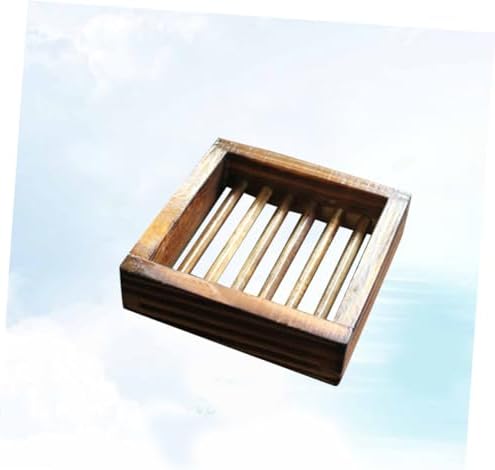 Elegant Wood Soap Dish Holder for Bathroom Kitchen