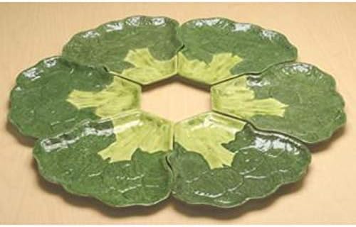 Ebros Gift Broccoli Steak Dinner Plate Set