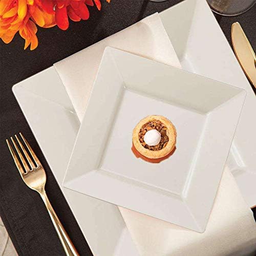 Elegant Ivory Dinner Plates