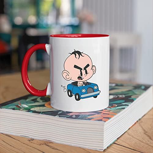 Surprise Toddler mug with Angry Baby Car