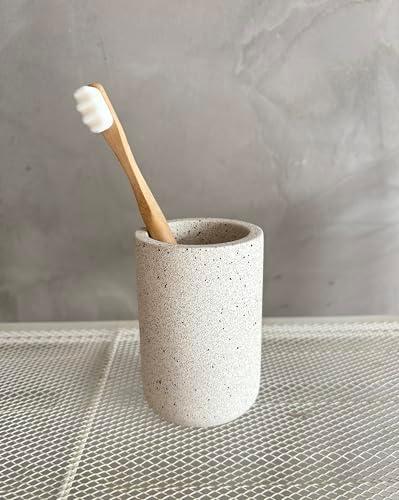 Concrete Tumbler Set 2-Pack Stylish Design for Bath Kitchen