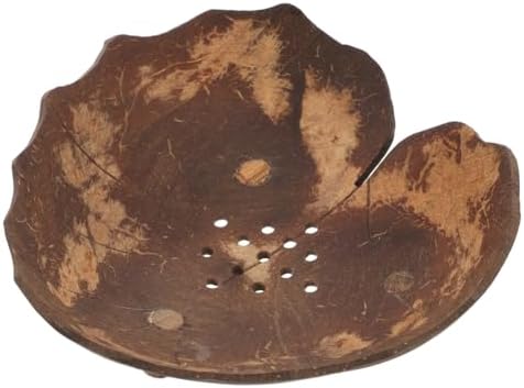Stylish Coconut Shell Soap Dish Holder for Bathroom