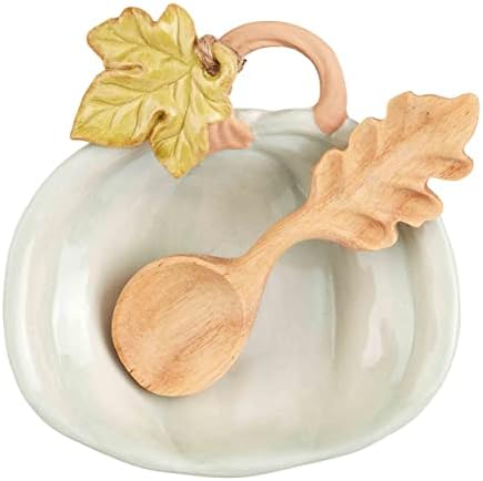 Mud Pie Blue pumpkin Tidbit Set