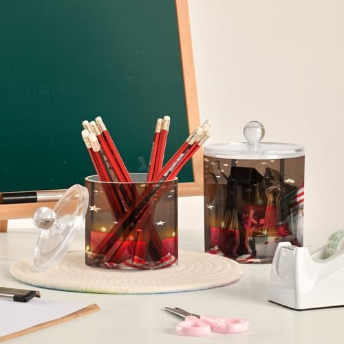 Santa Claus Candle Holder Organizer 2-Pack