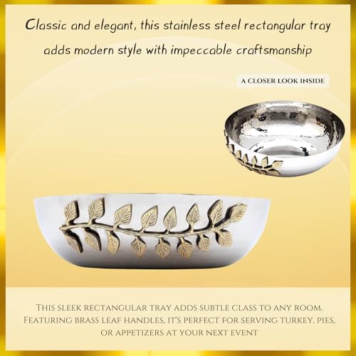 GUTE Decorative Silver Hammered Bowl 10 Dia Fruit Catch All