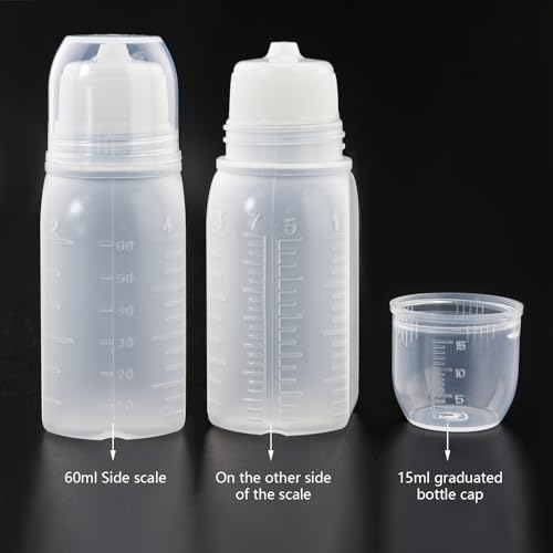 Squeeze Bottle Set for Salad BBQ and More