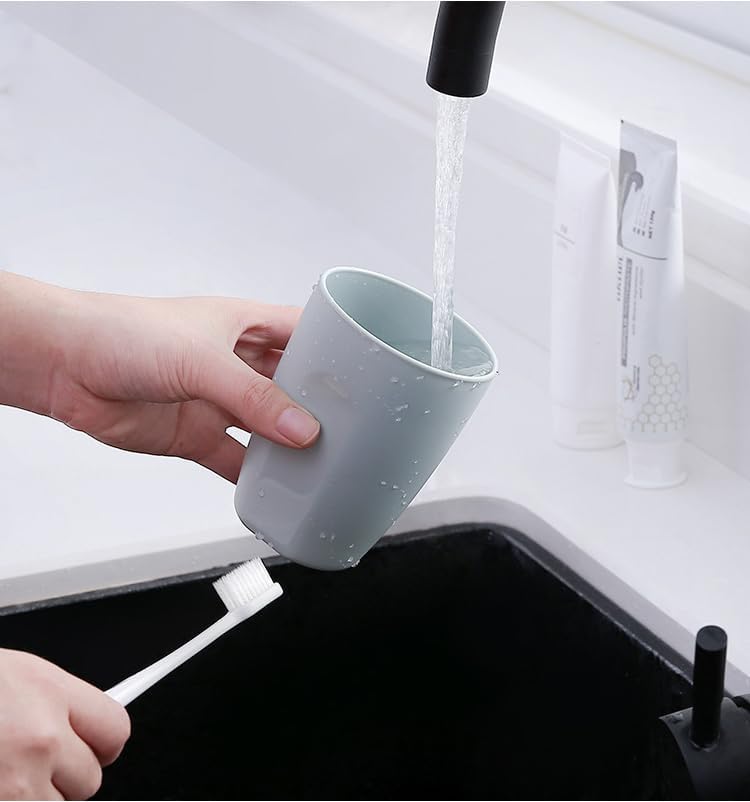 Simple Mouthwash Cup Round Plastic for Efficient Hygiene