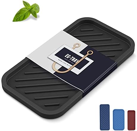 EG-SIPRO Silicone Sponge Holder Kitchen Sink Organizer Tray