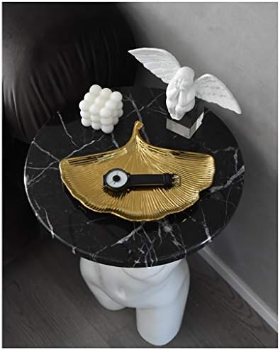 JAJKAFCL Gold Leaf Key Bowl Decor