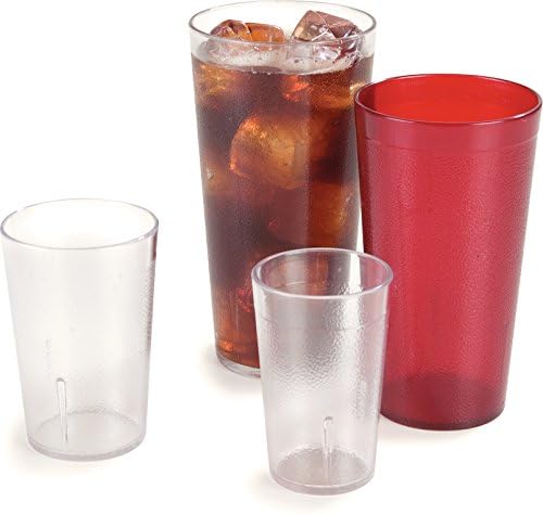 Carlisle Plastic Stackable Tumbler 95 oz Clear Party Use