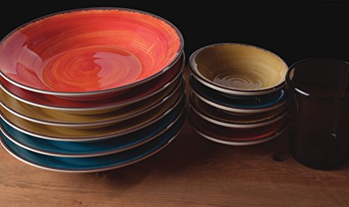 Carlisle Mingle Melamine Dinner Plate with Pottery Style