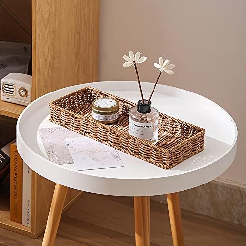 Rattan Bathroom Tray for Storage Decor