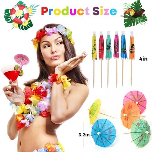 ALINK Cocktail Drink Umbrella Picks 144 pcs 1