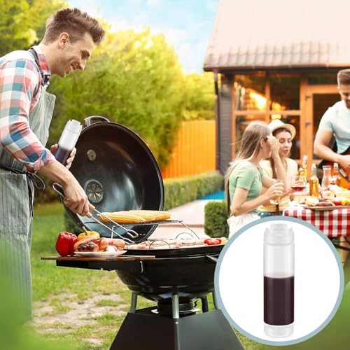 4 Pcs 24 oz Inverted Plastic Squeeze Bottles