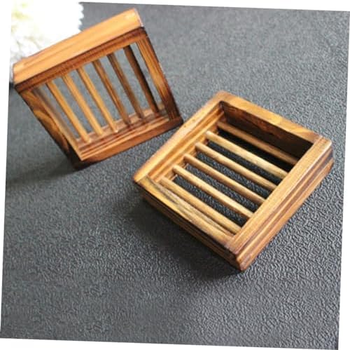 Elegant Wood Soap Dish Holder for Bathroom Kitchen