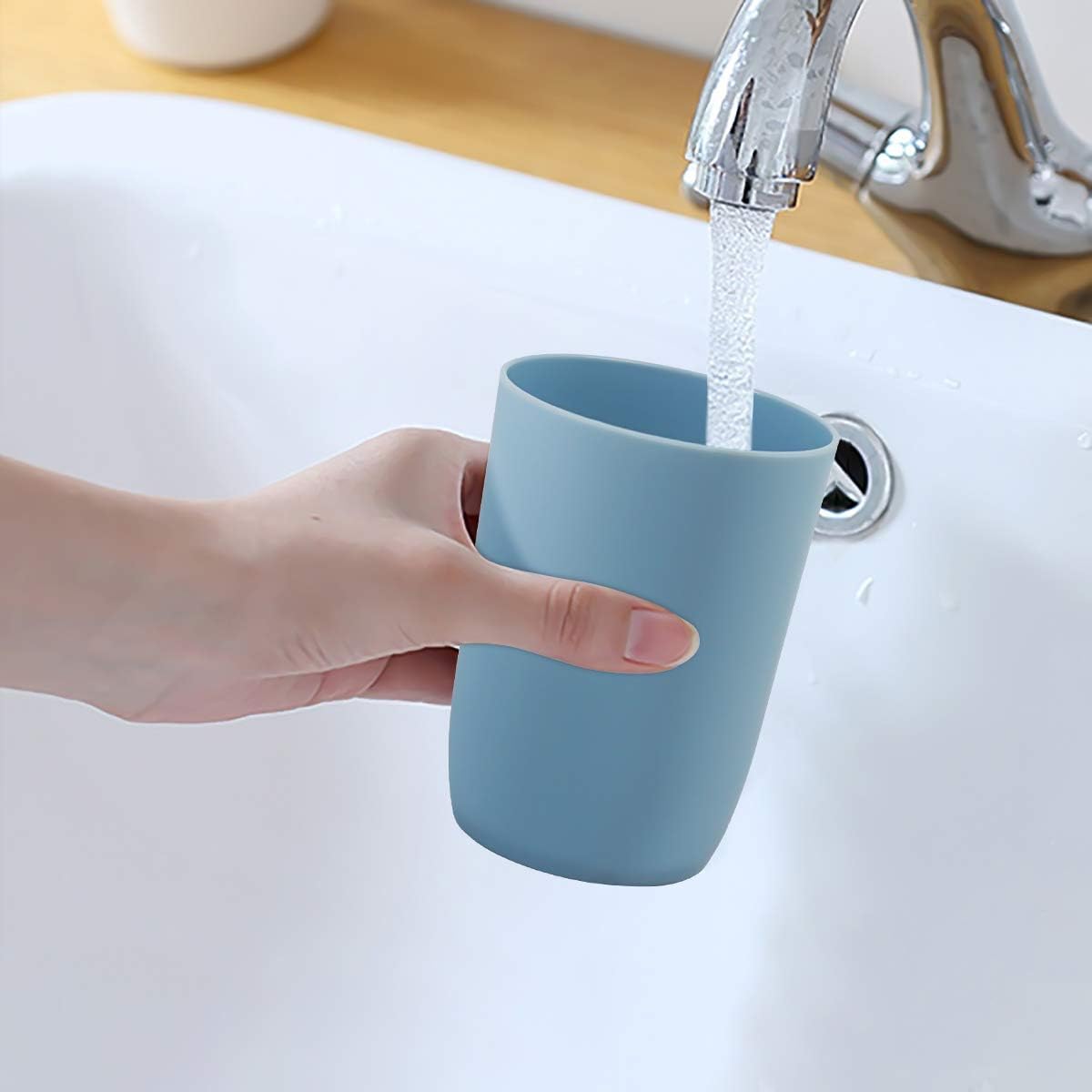 Stackable Toothbrush Cups Set of 4