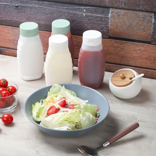 RAMFIYN 6-Pack Condiment Squeeze Bottles