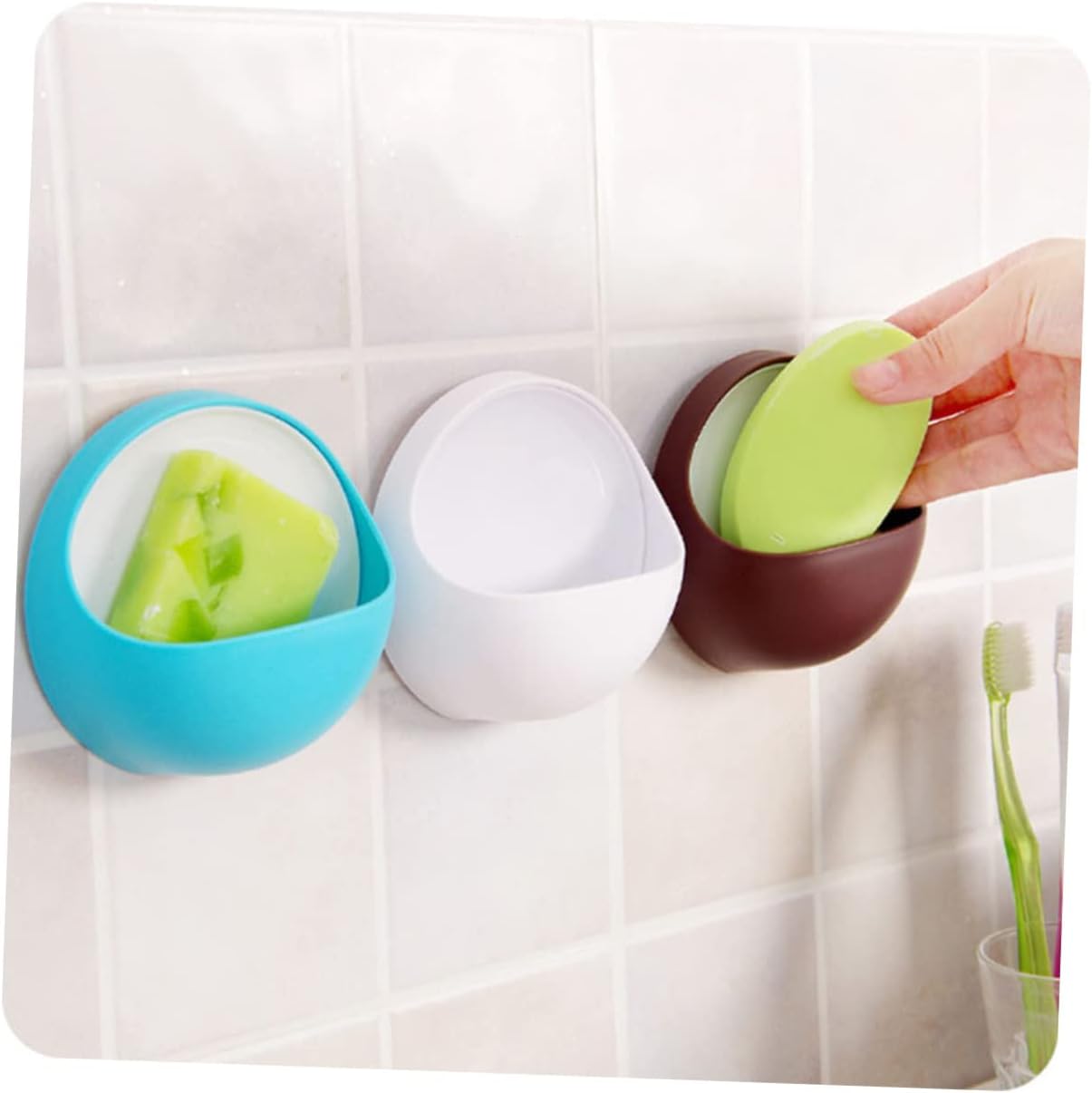 MAGICLULU Strong Suction Bathroom Soap Holder