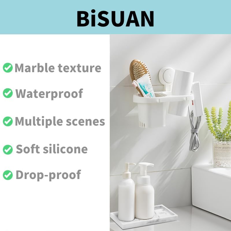 2-Piece Silicone Bath Vanity Trays for Kitchen Bathroom Use