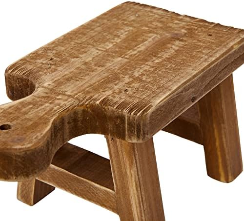 Creative Co-Op Decorative Pedestal with Handle
