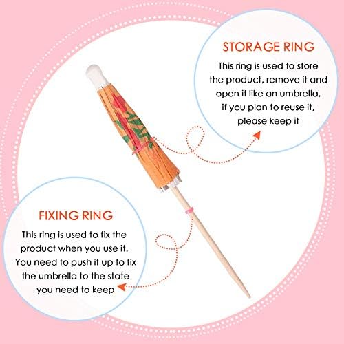 Patelai Drink Umbrellas Cocktail Picks