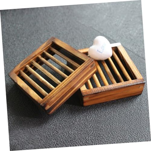Sturdy Modern Wood Soap Storage Rack for Bathrooms