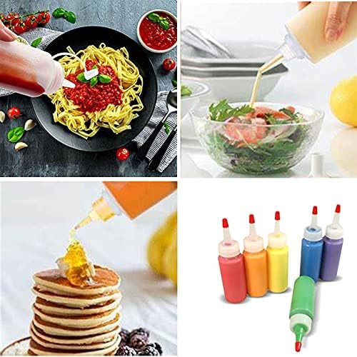 24 Pack Shanqian 6oz Squeeze Bottles