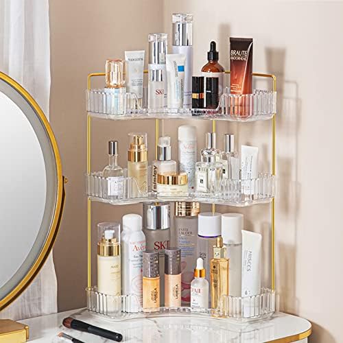 3-Tier Corner Organizer Classic White Storage Shelf