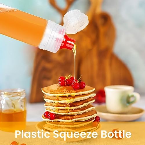 Raynag 8-Piece Honey Squeeze Bottle Set Reusable