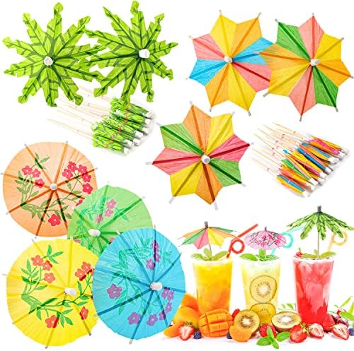 Hawaiian Cocktail Umbrellas 152 Pcs