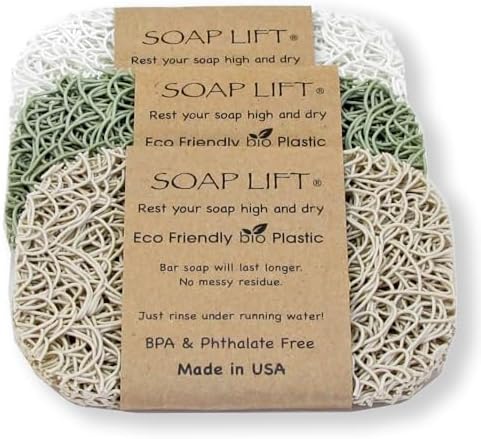 Soap Bar Holder with BPA-Free Bioplastic Design