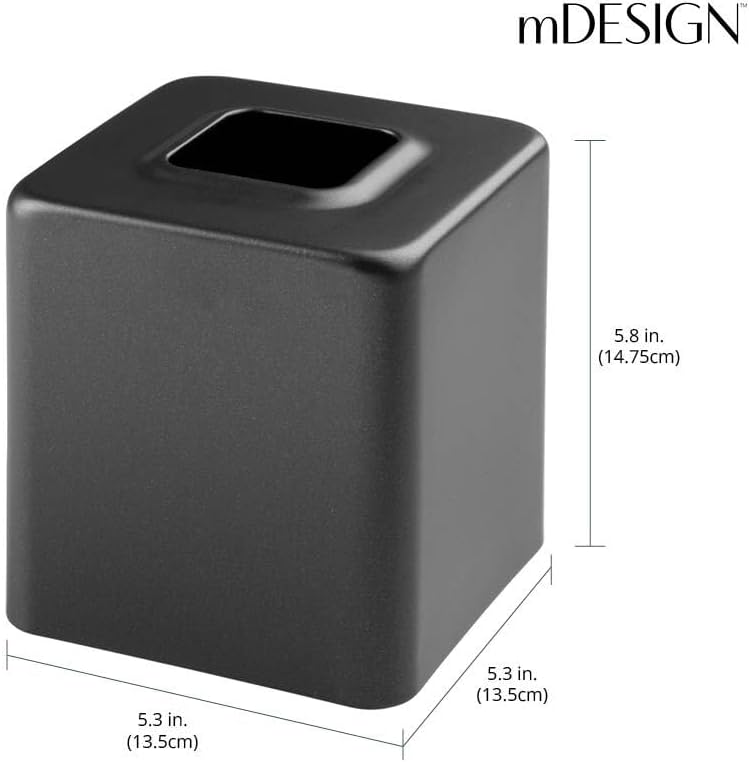 mDesign Stylish Tissue Box Cover
