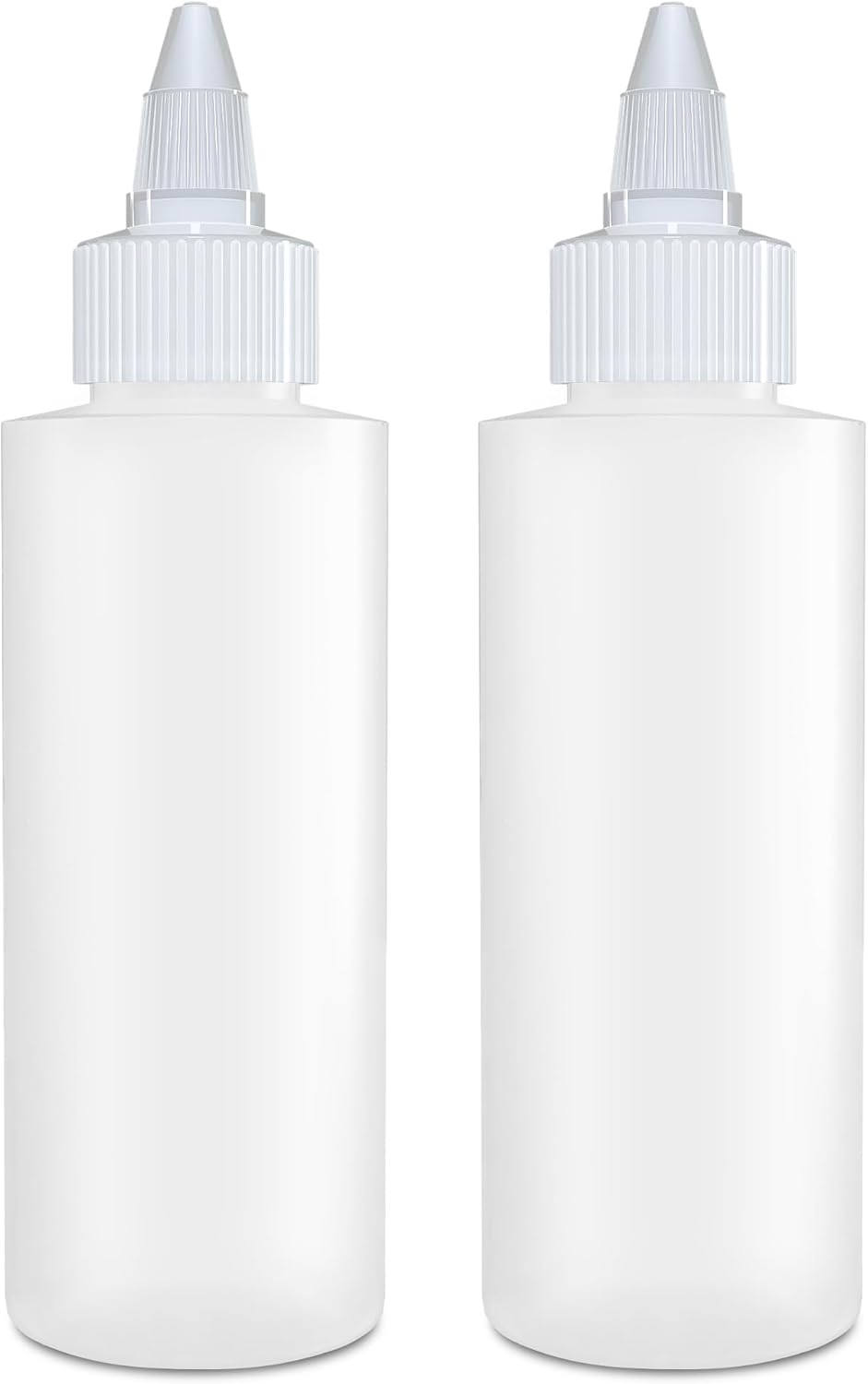 BRIGHTFROM 4 OZ Condiment Squeeze Bottles 2-Pack