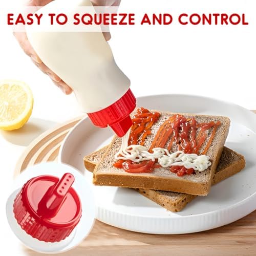 2-Piece 8oz Squeeze Condiment Bottles