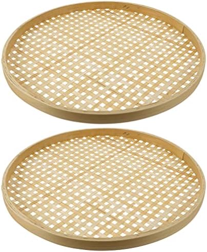 Bamboo Storage Baskets for Kitchen Dining