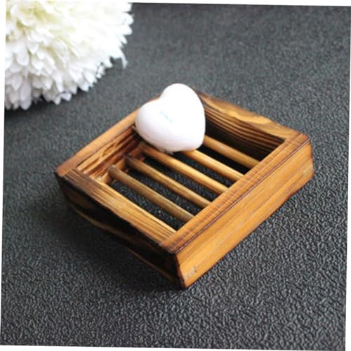 Elegant Wood Soap Dish Holder for Bathroom Kitchen