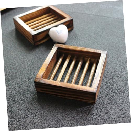 Sturdy Modern Wood Soap Storage Rack for Bathrooms