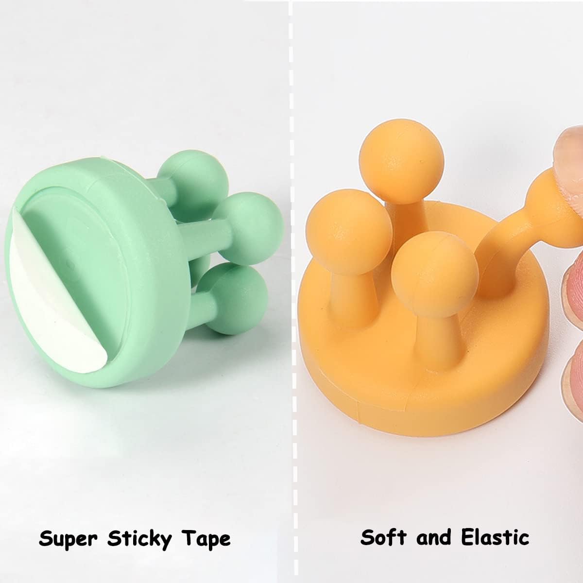 4 Pcs Silicone Waterproof Toothbrush Holders
