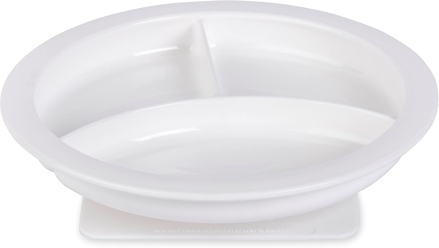 Freedom Dinnerware Adjustable Suction Plate with No-Slip Base