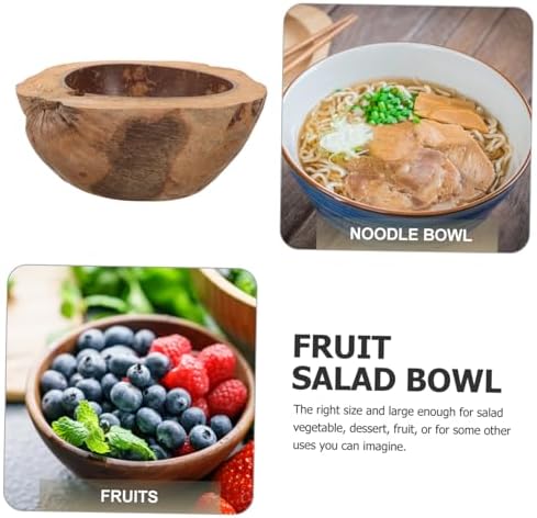 Coconut Shell Fruit Bowl Eco-Friendly Durable