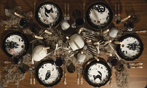 Elegant 4-Plate Set Black