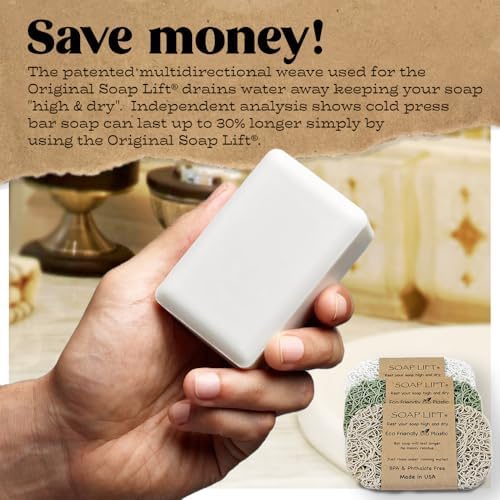Soap Bar Holder with BPA-Free Bioplastic Design