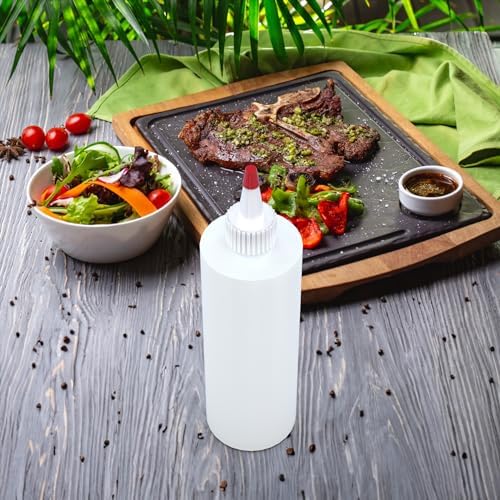 BRIGHTFROM Condiment Squeeze Set for Home Kitchen 4 Piece Set
