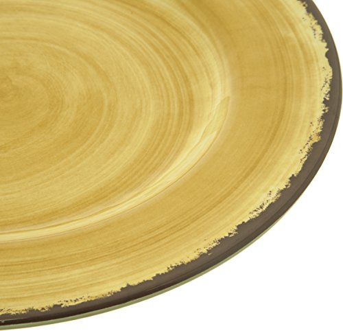 Carlisle Mingle Melamine Dinner Plate with Pottery Style