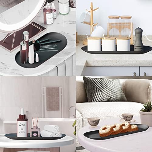 Elegant Black Vanity Tray for Modern Home