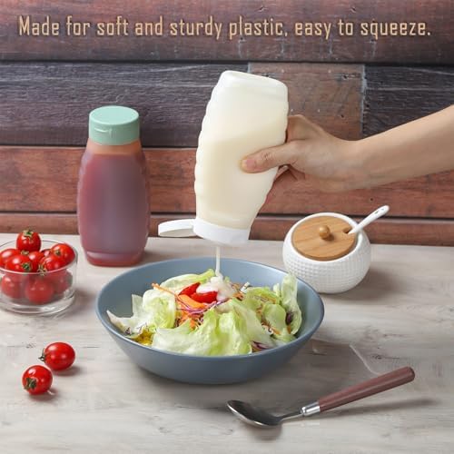RAMFIYN 6-Pack Condiment Squeeze Bottles